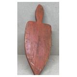 Early Wooden Paddle, Painted