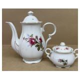 Teapot and sugar dish