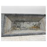 Galvanized tub