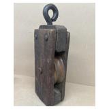 Lg. Wood Block Pulley