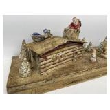 Santa Sleigh Display, Vintage