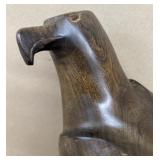 Wood carved Hawk 16"