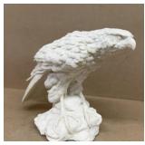 Hawk handmade sculpture Italy, 8"x6" x 9"