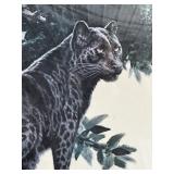 Black watch, panther, framed and numbered and