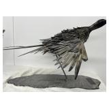 Hand welded sculptured pheasant 21" x 29"