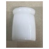 Milk glass ROSSIGNOLS dairy bottle