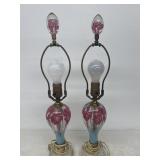 St. Clair Lamps w/ matching finials