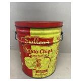 SUDLOWS potato chip can