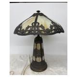 Stain glass table lamp
