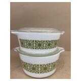 Pyrex casserole dishes