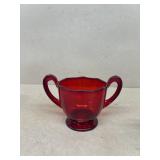 Ruby, red sugar dish