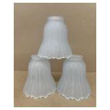 (3) lampshades 2 1/4 inches