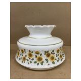 Sunflower glass shade