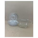 Salad bowl and plates