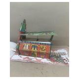 MERRY Christmas mansion, vintage cardboard