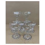 Candlewick champagne glasses