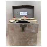 45 Record box with records