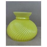Yellow swirl lampshade 7 inches
