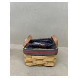 1999 longaberger basket with wooden golf tees