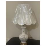 Ceramic hand painted table lamp