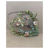 Metal flower decoration