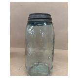 Mason fruit jar, patent date, 1858