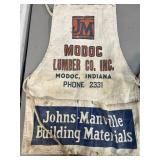 John Mansville carpenter apron