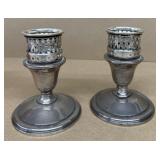 Weighted candle holders