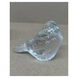 Bird glass paperweight