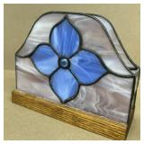 Stain glass napkin holder