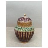 Wicker urn