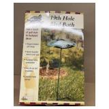 Golf 19th hole bird bath