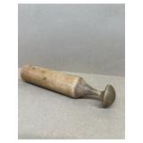Primitive wooden masher