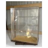 Table top spinning display case