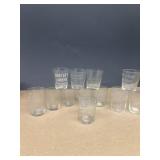 Advertising shot glasses