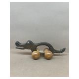 Wooden alligator
