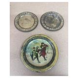 Decorative metal tray and ABC trays small size