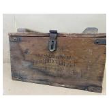 Print butter carrier wooden crate