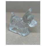 Glass Scottie dog