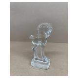 Glass horse paperweight