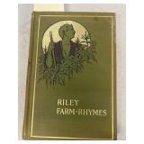 1901 James Whitcomb Riley Farm RHYMES