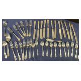 (40) pc. STERLING flatware