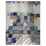 Early Quilt, Postage Stamp Pattern