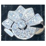 Diamond cluster ring size 9 **