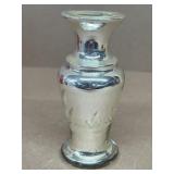 Mercury glass vase