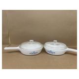 Corning, ware casserole, dishes with lids