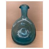 Blown glass bottle