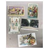 Early 1900s postcards advertising