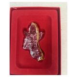 Glass angel ornament