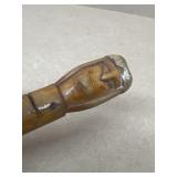 Hand carved walking cane
